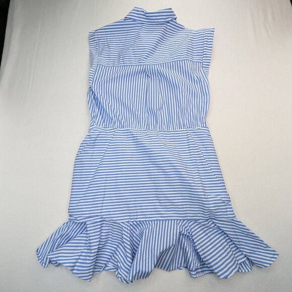 Rare Size Veronica Beard Bell button down ruched dress Sz 16 - Picture 8 of 13